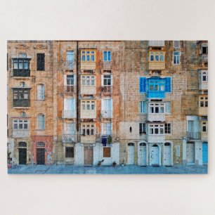 Traditioneller maltesischer Balkons Valletta Malta Puzzle