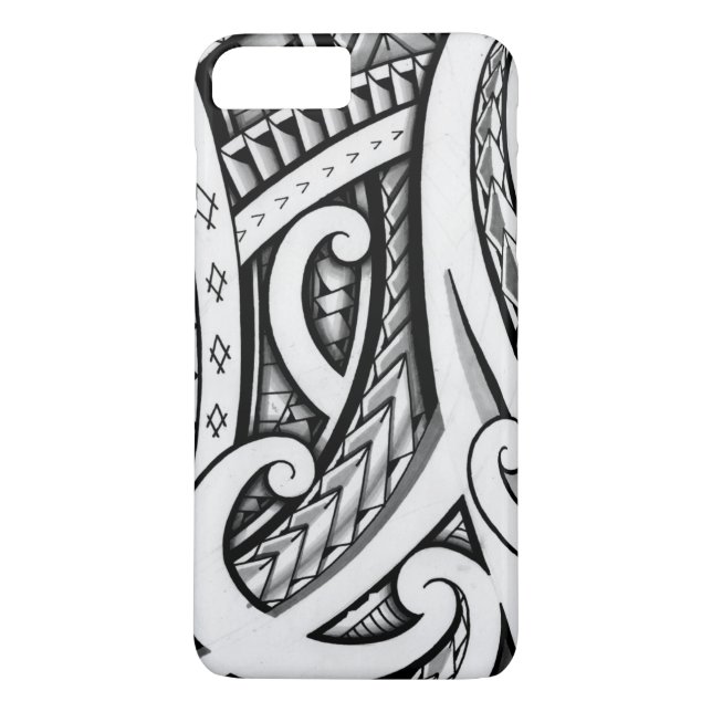 Traditioneller Maori- Arttätowierungsentwurf Case-Mate iPhone Hülle (Rückseite)