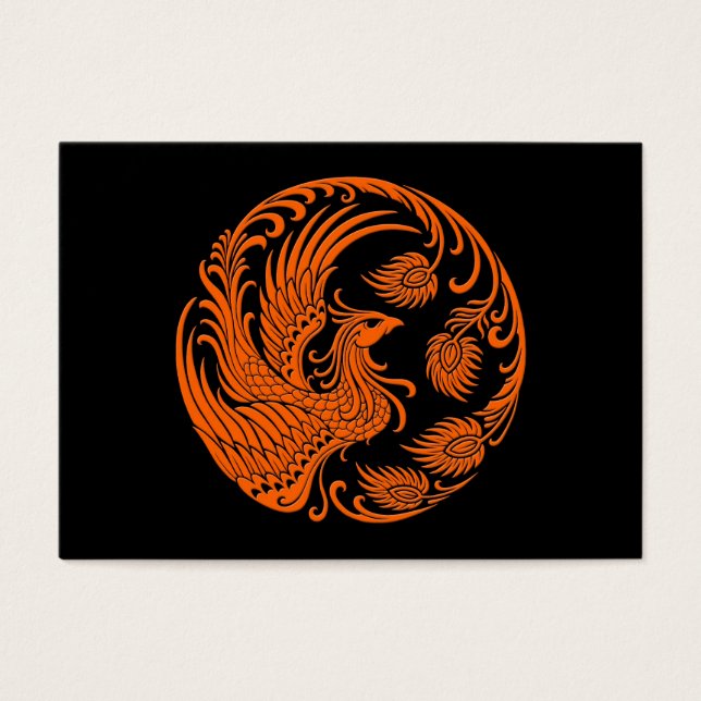 Traditioneller Orange Phoenix-Kreis (Vorderseite)