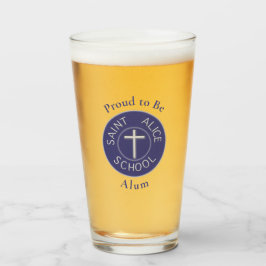Traditioneller Patch von Saint Alice ist stolz auf Glas
