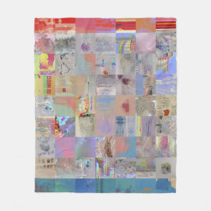 Traditioneller Patchwork Geometrischer Hausschmuck Fleecedecke