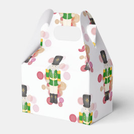 Traditioneller Red & Green Christmas Nutcracker Geschenkschachtel