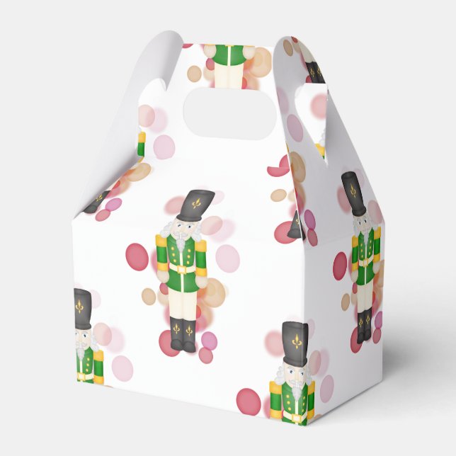 Traditioneller Red & Green Christmas Nutcracker Geschenkschachtel (Vorderseite)