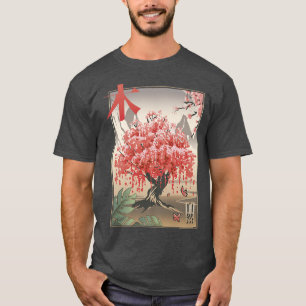 Traditioneller Sakura Japanischer Kirschblossom Tr T-Shirt