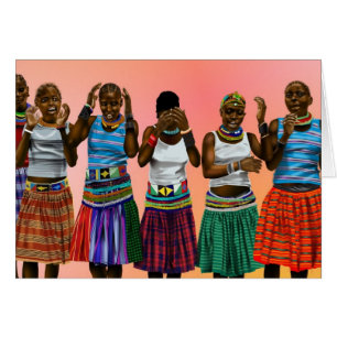 Traditioneller singender Afrikaner