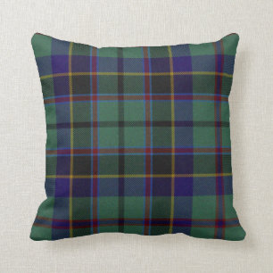 Traditioneller Stepehson Tartan-kariertes Kissen
