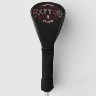 Traditioneller Stil ADD NAME Tattoo Studio Shop Golf Headcover