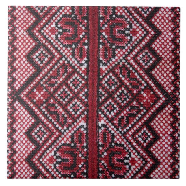 Traditioneller ukrainischer Entwurf Fliese (Vorderseite)