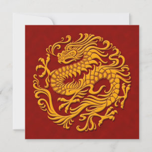 Traditioneller Zirkel des gelben und roten chinesi