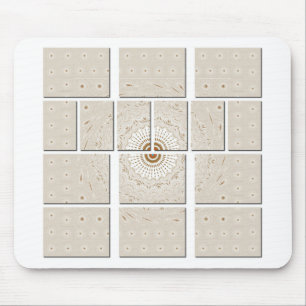 Traditionelles afrikanisches Motiv Mosaik Art Prin Mousepad