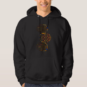 Traditionelles afrikanisches Patchwork-Dashiki, ge Hoodie