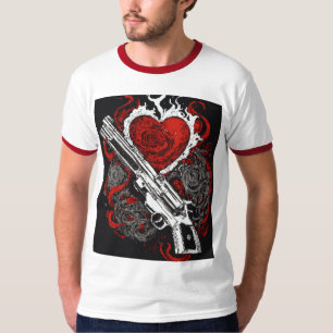Traditionelles amerikanisches Tattoo-Design T-Shirt