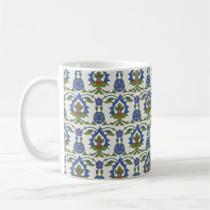 Traditionelles arabisches nahtloses Ornament. Türk Kaffeetasse