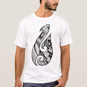 Traditionelles authentisches Maori Tattoo. Neuseel T-Shirt