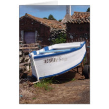 Traditionelles azorisches Fischerboot