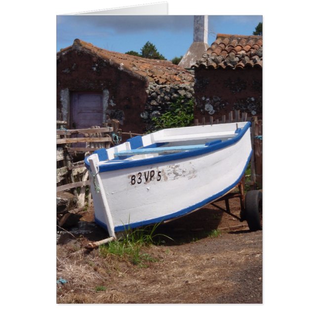Traditionelles azorisches Fischerboot (Vorne)