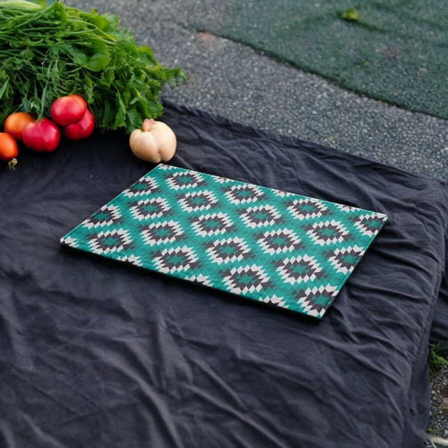Traditionelles Azteken-Muster Schneidebrett (Chopping Board)