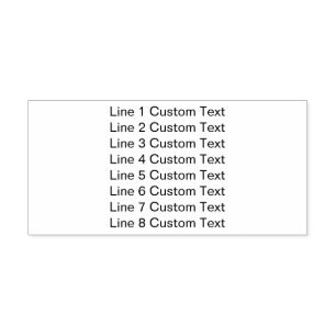 Traditionelles benutzerdefiniertes Unternehmen 8 Z Permastempel