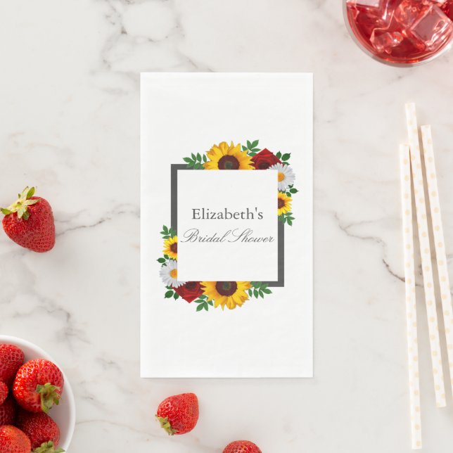 Traditionelles Brautparty Serviette (Beispiel)