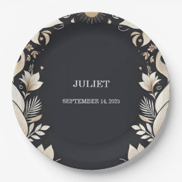 Traditionelles Brautparty zur Verlängerung der Ehe Pappteller