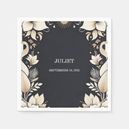 Traditionelles Brautparty zur Verlängerung der Ehe Serviette