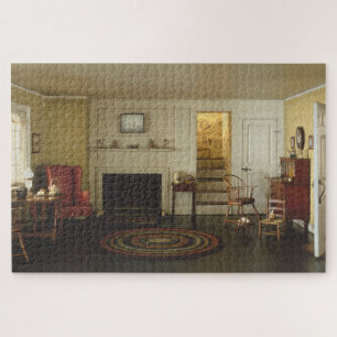 Traditionelles Cape Cod-Wohnzimmer 1750-1850 Puzzle