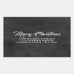 Traditionelles Chalkboard Merry Christmas Sticker