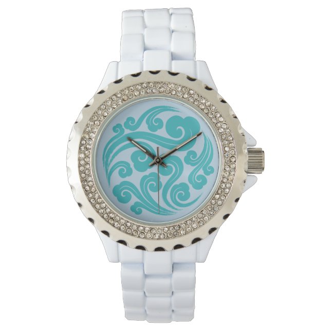 traditionelles chinesisches Augustmuster Armbanduhr (Vorderseite)