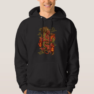 Traditionelles chinesisches Drachen-Symbol Macht S Hoodie