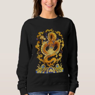 Traditionelles chinesisches Drachensymbol für Powe Sweatshirt