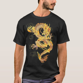 Traditionelles chinesisches Drachensymbol für Powe T-Shirt