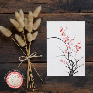 Traditionelles chinesisches Iris - eins Postkarte