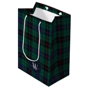 Traditionelles Clan Davidson schottisches Tartan P Mittlere Geschenktüte