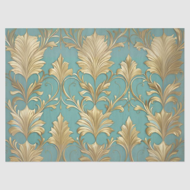 Traditionelles Dekodieren von Meeresfrüchten und G Seidenpapier (Vorderseite)