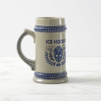 Traditionelles deutsches Bier-Tasse Hockey Bierglas