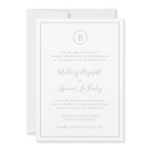 Traditionelles Dusty Blue Elegante Hochzeit