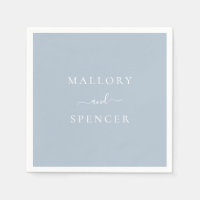 Traditionelles Dusty Blue Elegante Hochzeit