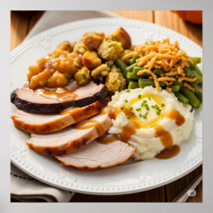 Traditionelles Erntedank Poster