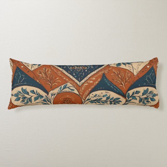 Traditionelles europäisches Muster Seitenschläferkissen (Vorderseite)