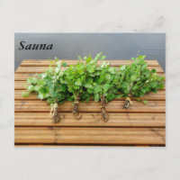 Traditionelles finnisches Bad auf einer Mole