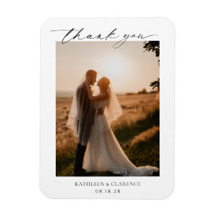 Traditionelles Foto Klassische Hochzeit Magnet