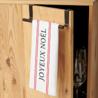 Traditionelles französisches Joyeux Noël Red Strip