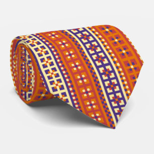 Traditionelles geometrisches ethnisches Motiv Krawatte