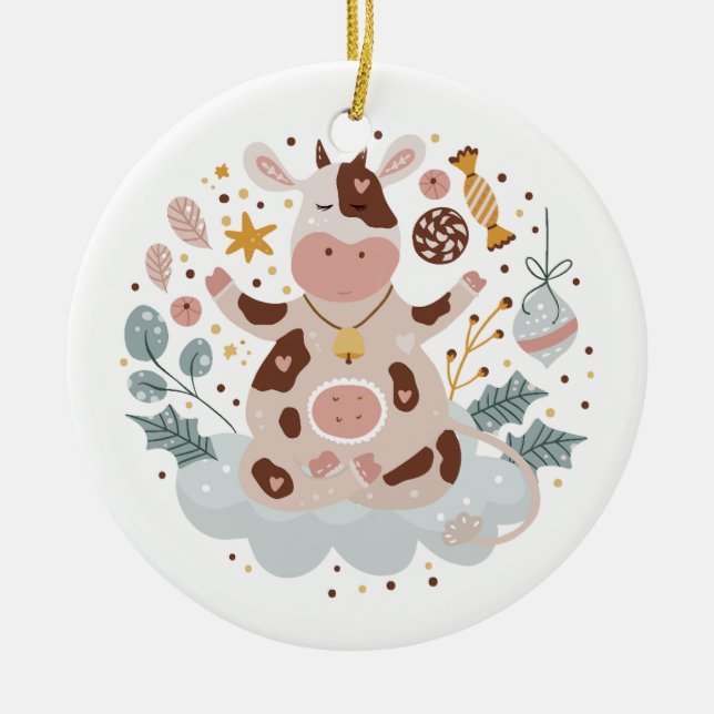 Traditionelles Glas Bauble Ornament (Vorne)