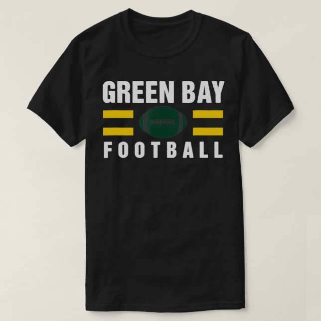 Traditionelles Green Bay City Wisconsin Fan T-Shirt (Design vorne)