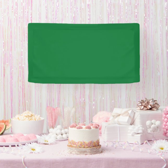 Traditionelles Grün - Banner (Party)