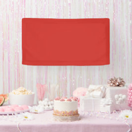 Traditionelles - helles rotes Banner