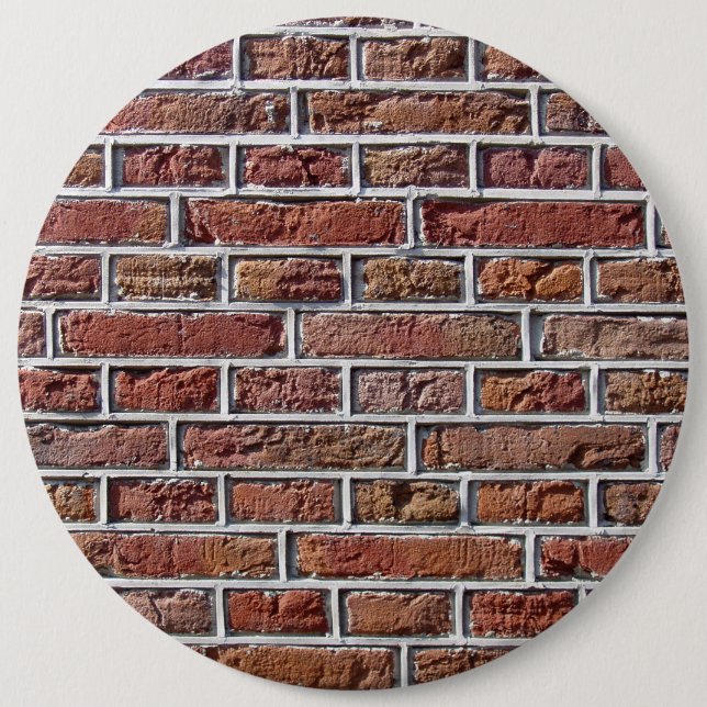 Traditionelles holländisches Brickwork-Foto Button (Vorderseite)