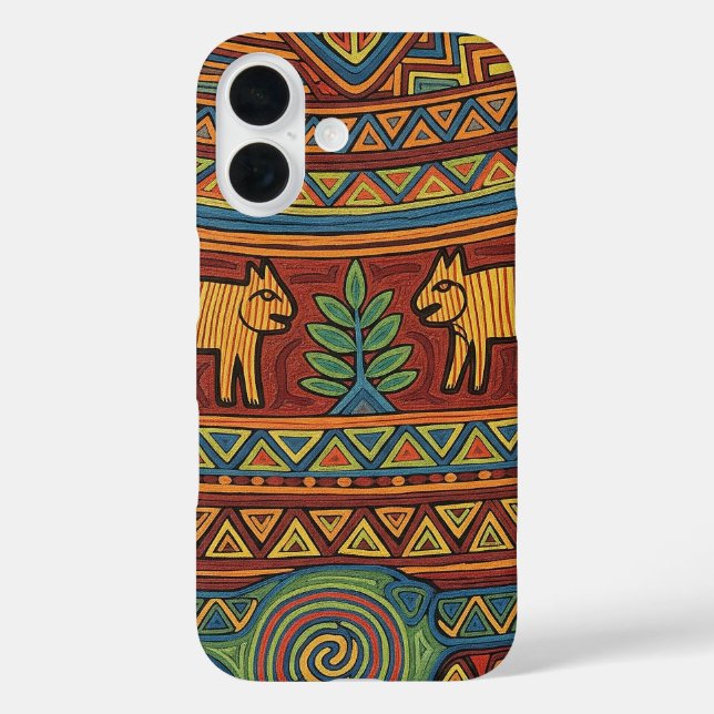 TRADITIONELLES IGOROT-KUNSTDESIGN Case-Mate iPhone HÜLLE (Rückseite)