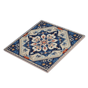 Traditionelles Indien Traditionelle Zierkunst 3 Fliese